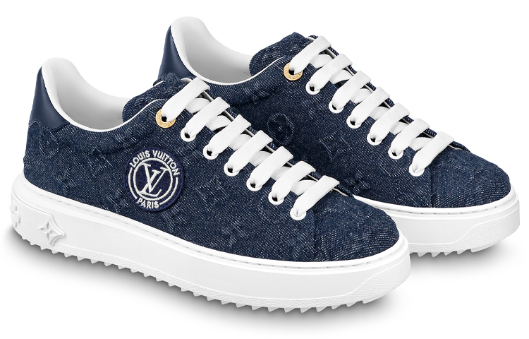 Shop (W) ルイ・ヴィトン タイムアウト・スニーカー デニムブルー 1AADME