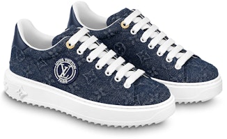 路易威登 Time Out 系帶 時尚板鞋 女款 藍色 Shop 路易威登 Time Out 系帶 時尚板鞋 女款 藍色