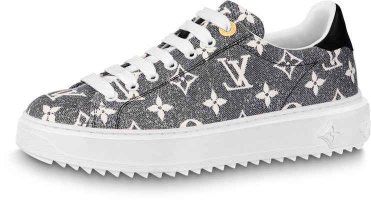 (Women) Louis Vuitton Time Out Sneakers 'Grey Denim Monogram' 1AAW2Q Buy (Women) Louis Vuitton Time Out Sneakers 'Grey Denim Monogram' 1AAW2Q