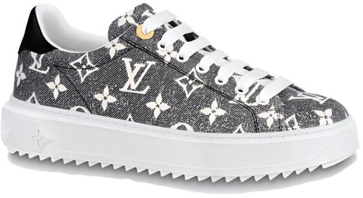 (W) Louis Vuitton Time Out Sneakers 'Abu Denim Monogram' 1AAW2Q Order (W) Louis Vuitton Time Out Sneakers 'Abu Denim Monogram' 1AAW2Q