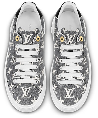 (W) Louis Vuitton Time Out Sneakers 'Abu Denim Monogram' 1AAW2Q Shop (W) Louis Vuitton Time Out Sneakers 'Abu Denim Monogram' 1AAW2Q
