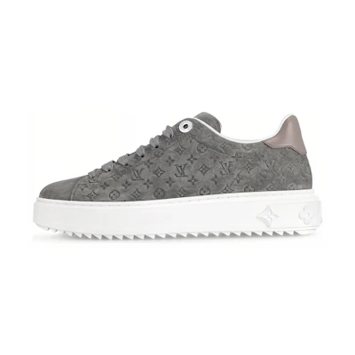 (W) LV Time Out Sneakers 'Grey Minimonogram'