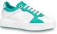 (Women) Louis Vuitton Time Out Sneakers 'White and Teal Monogram' 1AB349