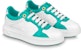 (Women) Louis Vuitton Time Out Sneakers 'White and Teal Monogram' 1AB349