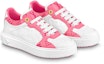 Lookbook (Women) Louis Vuitton Time Out Sneakers 'White and Pink Monogram' 1AB33E