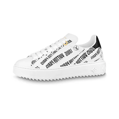(W) LV Time Out Sneakers 'White Black'