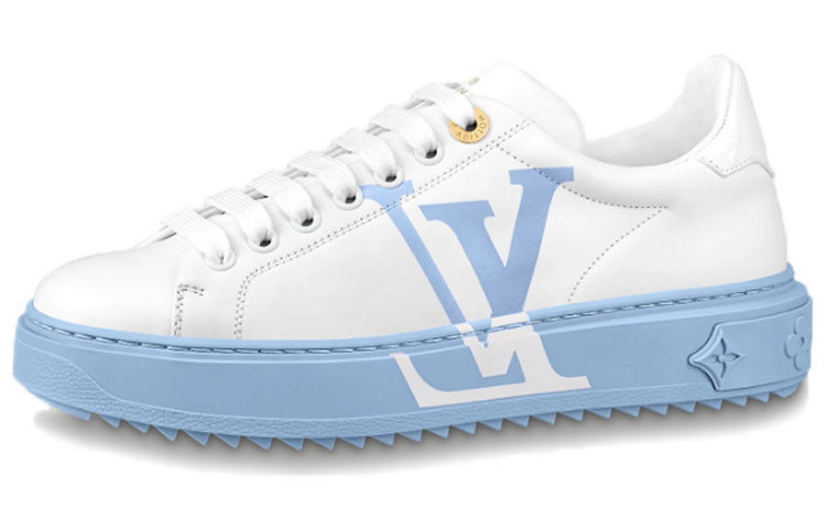 (W) LV Time Out Sneakers 'White Blue'