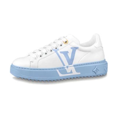 (W) LV Time Out Sneakers 'White Blue'