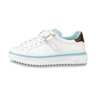 (W) LV Time Out Sneakers 'White Blue Brown'
