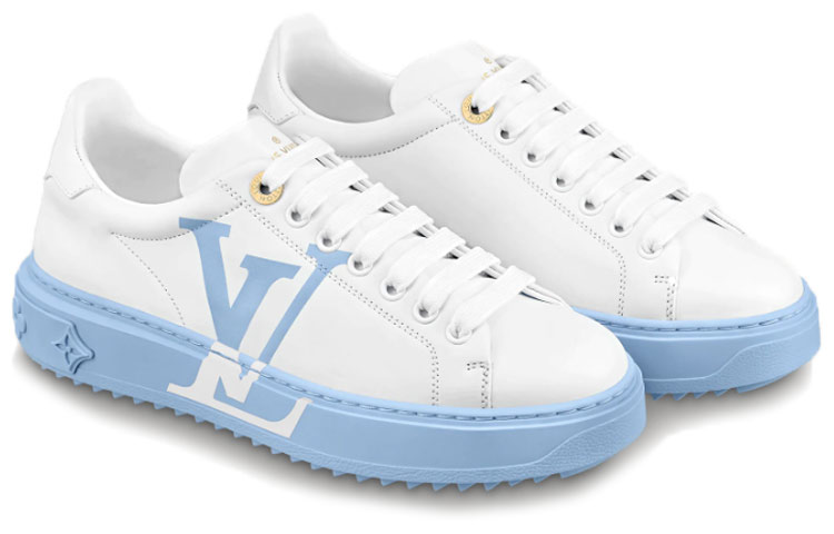 (W) LV Time Out Sneakers 'White Blue' 圖 3