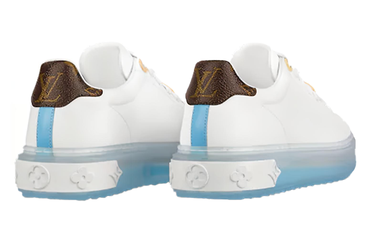 Shop (W) Zapatillas Louis Vuitton Time Out 'Blanco Azul Oro'. 1A8NG3