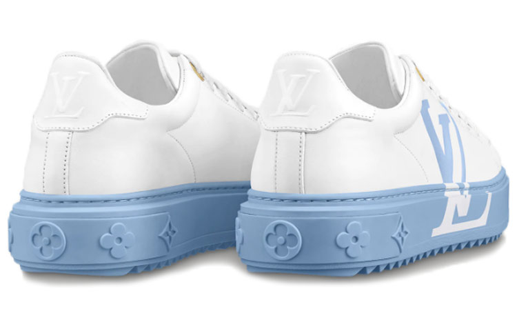 (W) LV Time Out Sneakers 'White Blue' 圖 5