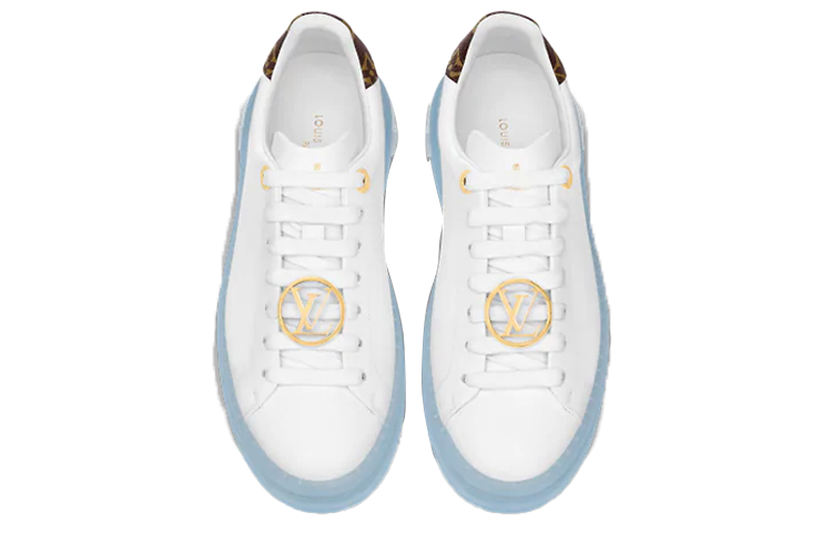 Purchase (W) Zapatillas Louis Vuitton Time Out 'Blanco Azul Oro'. 1A8NG3