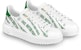 (Women) Louis Vuitton Time Out Sneakers 'White Green' 1A9D16