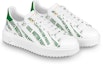 Lookbook (Women) Louis Vuitton Time Out Sneakers 'White Green' 1A9D16