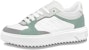 (Women) Louis Vuitton Time Out Sneakers 'White Mini Monogram with Green Grey' 1ABUTD