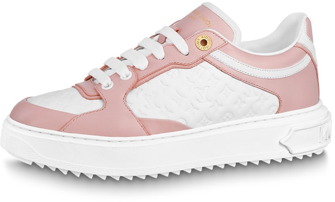 (Women) Louis Vuitton Time Out Sneakers 'White Mini Monogram Pink' 1ABURV Buy (Women) Louis Vuitton Time Out Sneakers 'White Mini Monogram Pink' 1ABURV