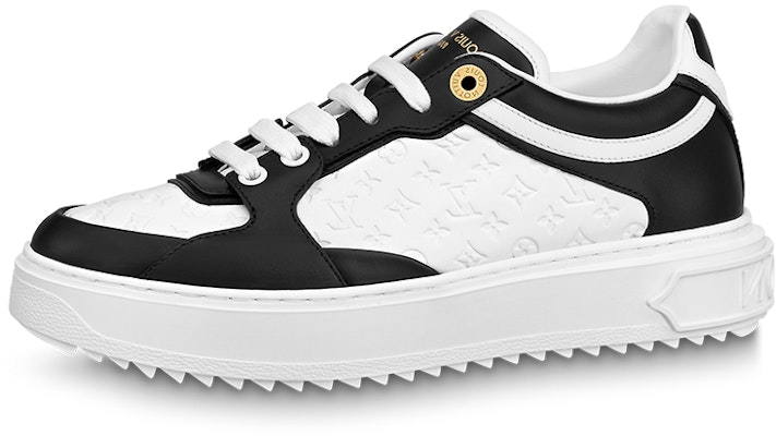 (Women) Louis Vuitton Time Out Sneakers 'White Mini monogram Black' 1ABUSJ Buy (Women) Louis Vuitton Time Out Sneakers 'White Mini monogram Black' 1ABUSJ