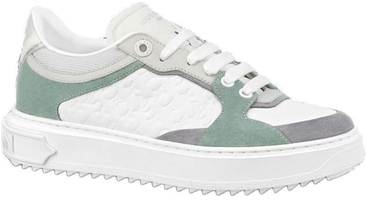 (W) Louis Vuitton Time Out Sepatu 'Putih Mini Monogram dengan Hijau Abu-abu' 1ABUTD Order (W) Louis Vuitton Time Out Sepatu 'Putih Mini Monogram dengan Hijau Abu-abu' 1ABUTD