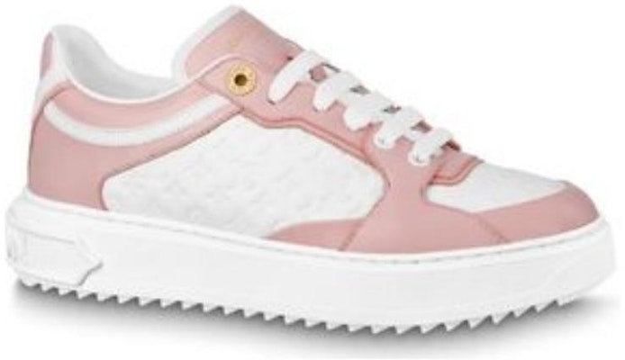 (W) Louis Vuitton Time Out Sneakers 'Putih Mini Monogram Pink' 1ABURV Order (W) Louis Vuitton Time Out Sneakers 'Putih Mini Monogram Pink' 1ABURV