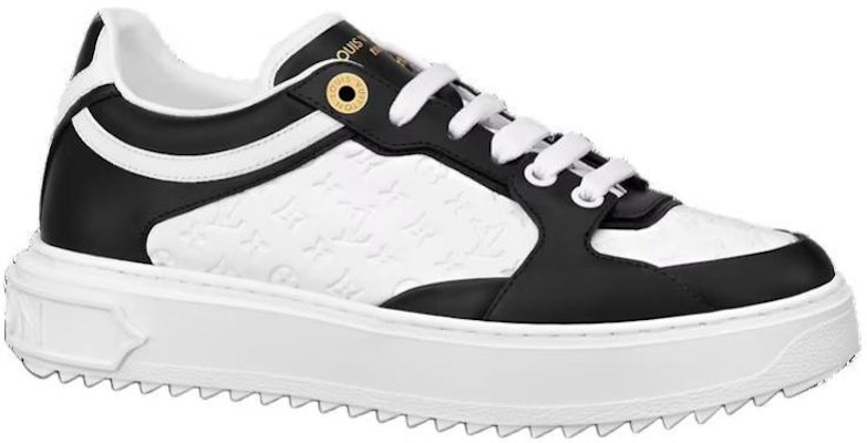 (W) Louis Vuitton Time Out Sepatu 'Putih Mini Monogram Hitam' 1ABUSJ Order (W) Louis Vuitton Time Out Sepatu 'Putih Mini Monogram Hitam' 1ABUSJ