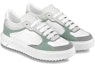 Lookbook (Women) Louis Vuitton Time Out Sneakers 'White Mini Monogram with Green Grey' 1ABUTD