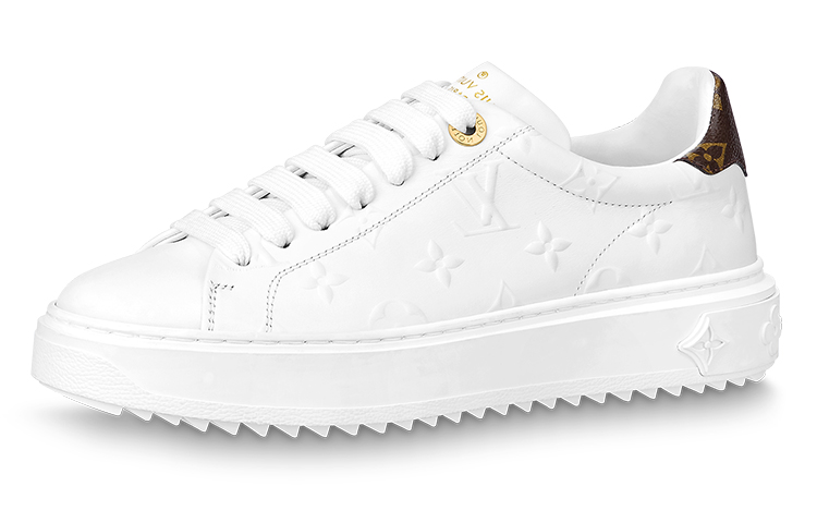 (Women) Louis Vuitton Time Out Sneakers 'White Monogram' 1A8VYE