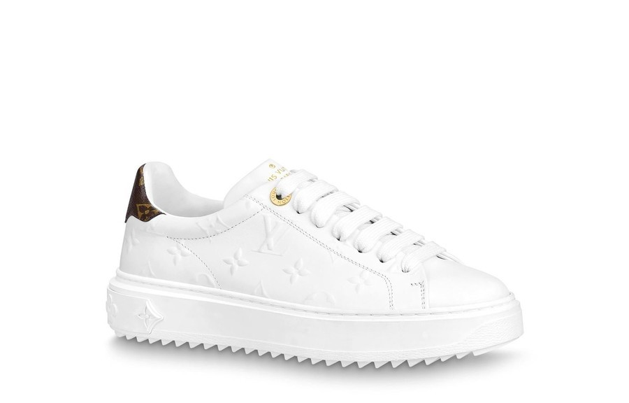 Order (W) 루이비통 타임아웃 스니커즈 (화이트/브라운) 1AAE5M