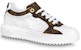 (Women) Louis Vuitton Time Out Sneakers 'White Monogram with Brown Monogram' 1AAWFP