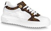 Order (Women) Louis Vuitton Time Out Sneakers 'White Monogram with Brown Monogram' 1AAWFP