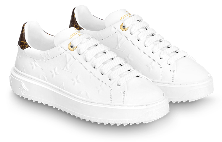 Lookbook (W) 루이비통 타임아웃 스니커즈 (화이트 모노그램) 1A8VYE