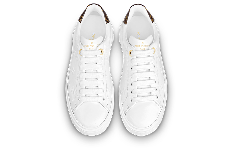 Shop (W) 루이비통 타임아웃 스니커즈 (화이트 모노그램) 1A8VYE