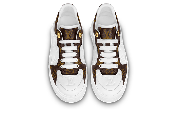 Shop (W) Zapatillas Louis Vuitton Time Out 'Monograma Blanco y Marrón' 1AAWFP
