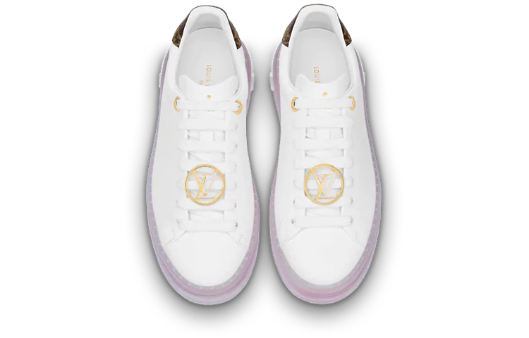 Shop (W) Zapatillas Louis Vuitton Time Out 'Blanco Rosa Oro' 1A8NFR