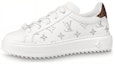 Buy (Women) Louis Vuitton Time Out Sneakers 'White with Silver Monogram' 1AAJTY