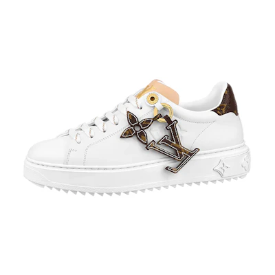 (W) LV Time Out Sneakers 'White with Brown Monogra'