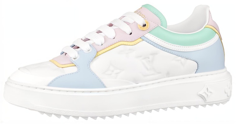 (Women) Louis Vuitton Time Out Sneakers 'White with Baby Shades' 1A8VTZ Buy (Women) Louis Vuitton Time Out Sneakers 'White with Baby Shades' 1A8VTZ