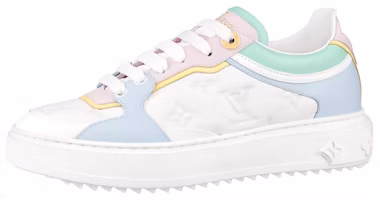 (Women) Louis Vuitton Time Out Sneakers 'White with Baby Shades' 1A8VTZ (Women) Louis Vuitton Time Out Sneakers 'White with Baby Shades' 1A8VTZ