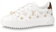 Buy (Women) Louis Vuitton Time Out Sneakers 'White with Gold Monogram' 1A9HAV