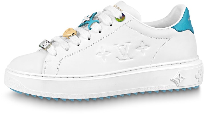 (Women) Louis Vuitton Time Out Sneakers 'White with Blue' 1AADNS Buy (Women) Louis Vuitton Time Out Sneakers 'White with Blue' 1AADNS