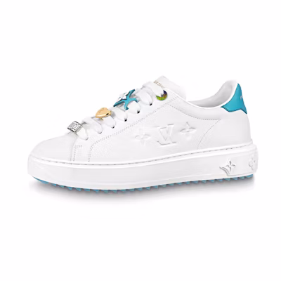 (W) LV Time Out Sneakers 'White with Blue'