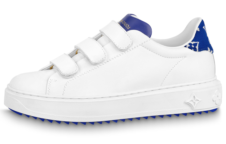(Women) Louis Vuitton Time Out Sneakers 'White with Blue' 1AADPY