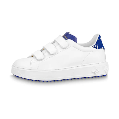 (W) LV Time Out Sneakers 'White with Blue'