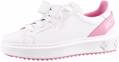 (Women) Louis Vuitton Time Out Sneakers 'White with Pink' 1A9Q12 (Women) Louis Vuitton Time Out Sneakers 'White with Pink' 1A9Q12