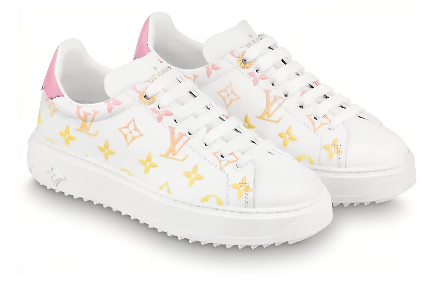 Order (W) Louis Vuitton Zapatillas Time Out 'Blanco con Monograma Naranja Degradado' 1A8SZG