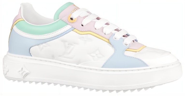 (W) Louis Vuitton Time Out Sneakers 'Putih dengan Warna Lembut' 1A8VTZ Order (W) Louis Vuitton Time Out Sneakers 'Putih dengan Warna Lembut' 1A8VTZ