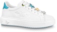 Order (Women) Louis Vuitton Time Out Sneakers 'White with Blue' 1AADNS
