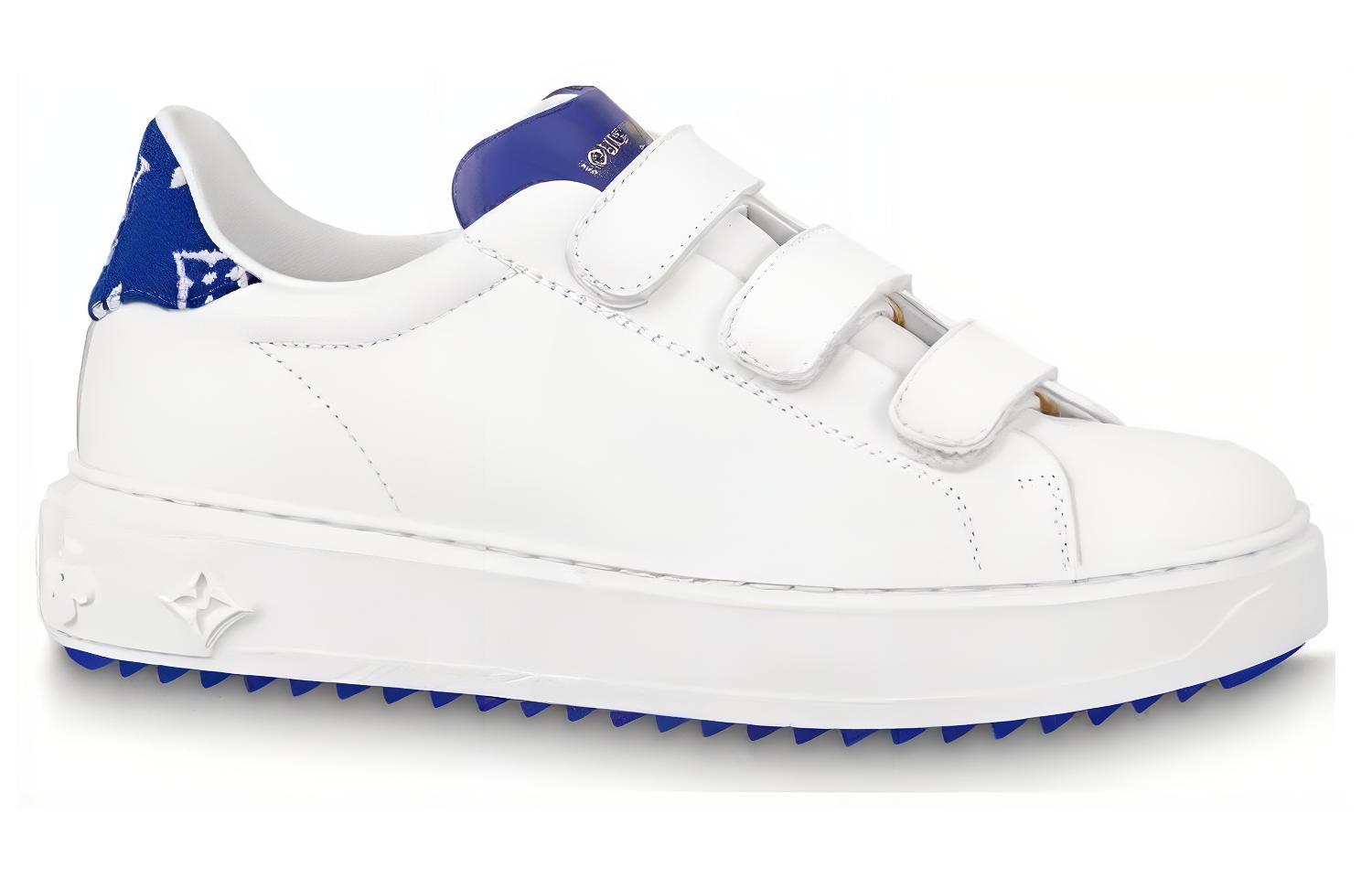 Order LOUIS VUITTON Time Out 牛皮 低幫 時尚休閒鞋 女款 白藍