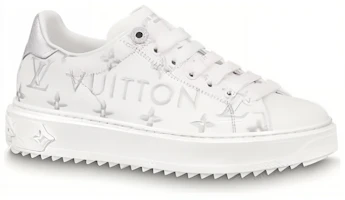 Order LOUIS VUITTON Time Out 牛皮 壓印 低筒 時尚板鞋 女款 白色