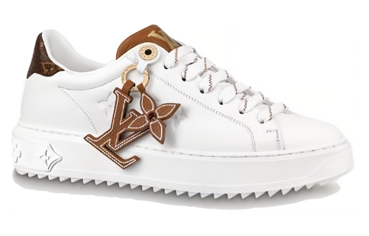 Order (W) Louis Vuitton Time Out Sneaker ''Weiß mit Braun'' 1AADMW